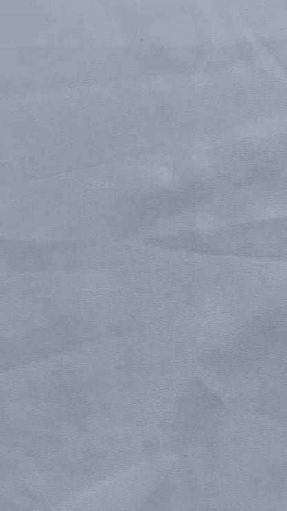 Silver Cotton Fabric by the Yard – 100% Cotton Solid Quilting Fabric, 44” Wide, Soft Sewing Material | G-tex Fabrics