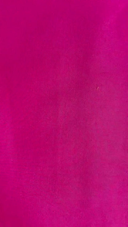 Fuchsia Pink Cotton Fabric by the Yard – 100% Cotton Solid Quilting Fabric, 44” Wide, Soft Sewing Material | G-tex Fabrics