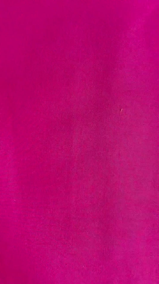 Fuchsia Pink Cotton Fabric by the Yard – 100% Cotton Solid Quilting Fabric, 44” Wide, Soft Sewing Material | G-tex Fabrics