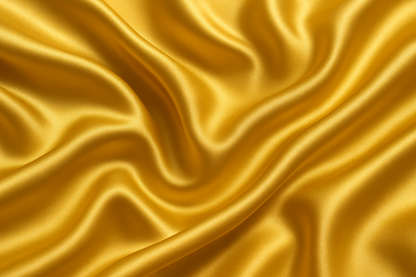 yellow satin fabric